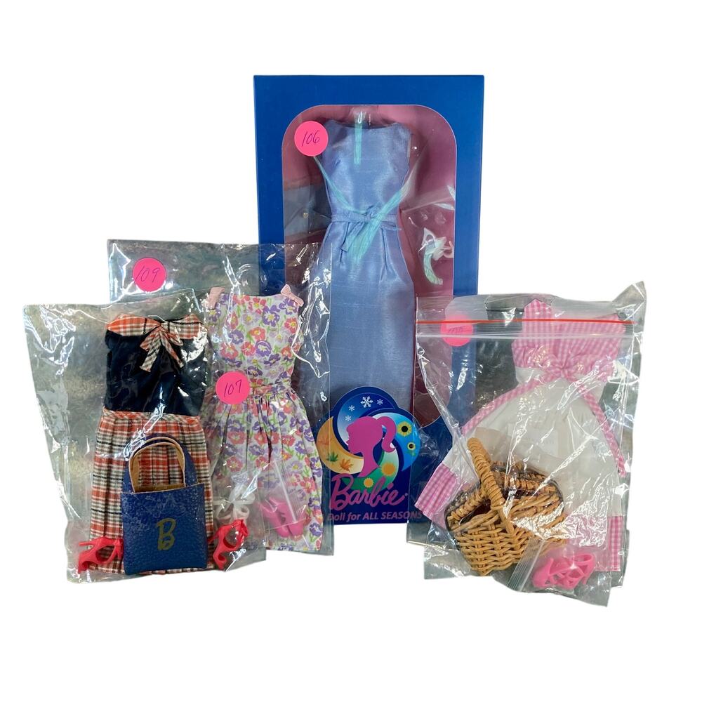 Mattel 12" Barbie 4-Outfits 2023 National Barbie Con A Doll for All Seasons NRFB